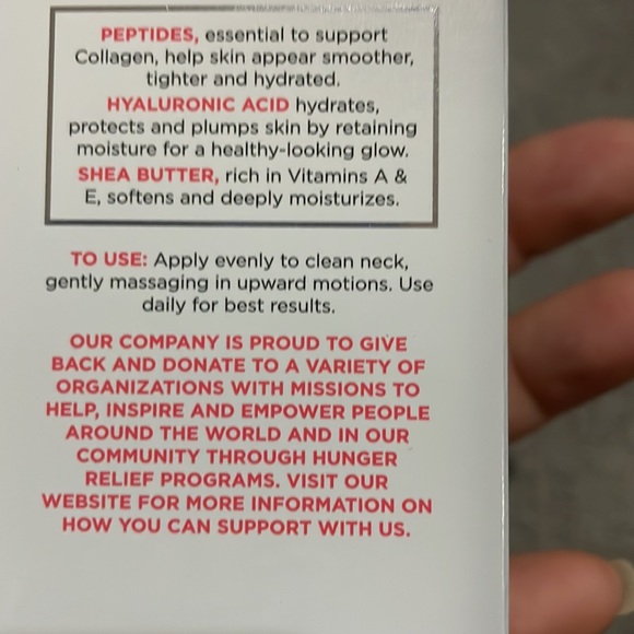 Spascriptions Firming Anti-Wrinkle Neck Cream Peptides & Hyaluronic Acid - Picture 5 of 6